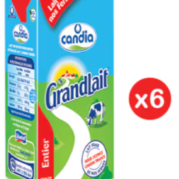 Candia Lait Uht Entier 125ML X6