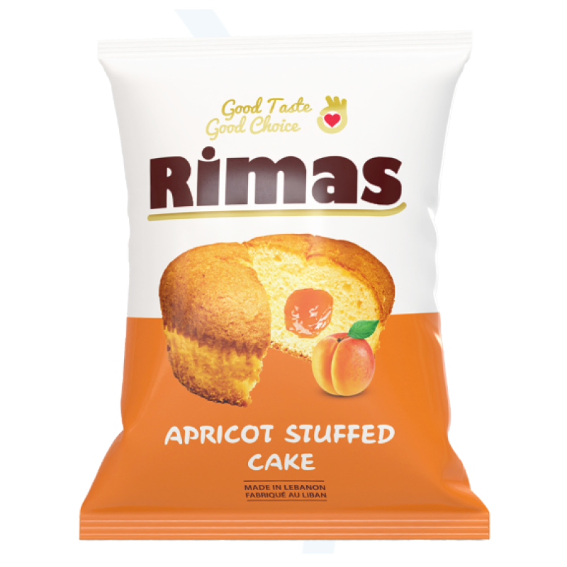 كب كيك ريماس المحشو بالمشمش