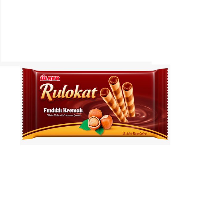 Ülker Rulokat Hazelnut Cream Wafer 42 g