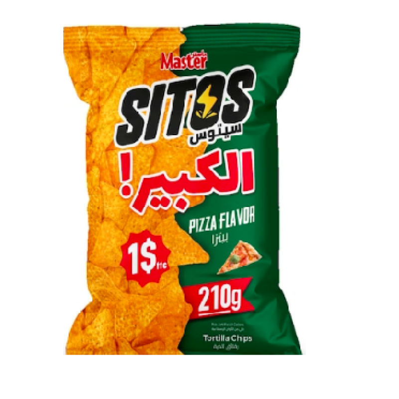 Master Chips Kabir Sitos Pizza 210GR