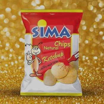 رقائق البطاطس سيما بنكهة الكاتشب 30 جرام