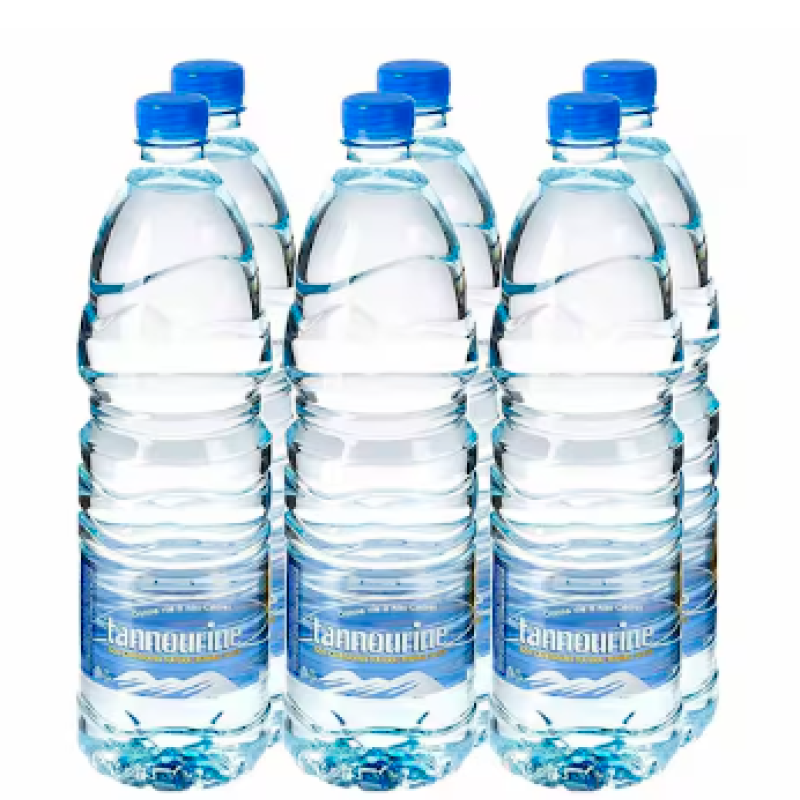 Tannourine Mineral Water Plastic Bottle 2L X6